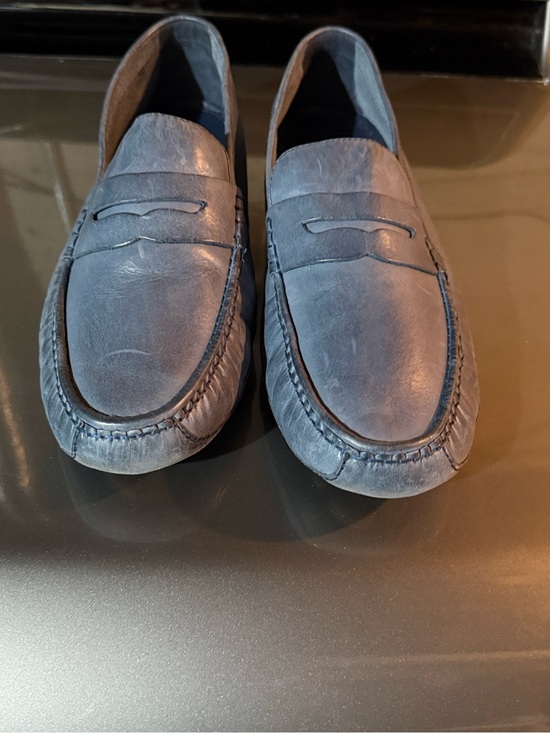 Cole Haan Men\'s Blue Leather Penny Loafers main image 4